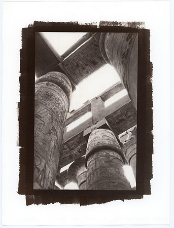 "Karnak Temple Looking Up"