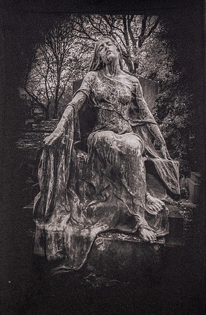 ITEM 03: "Cimetiére du Montmartre Woman" by Grant Brittain