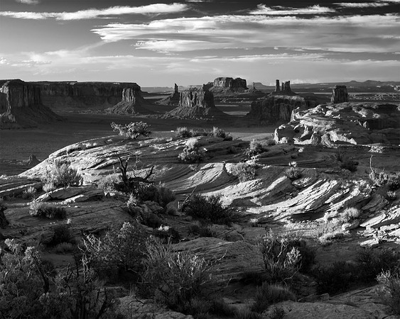 "Hunt's Mesa and Monument Valley"