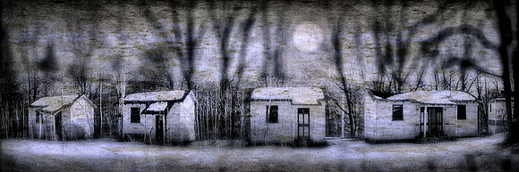 "Cabins under Blue Moon"