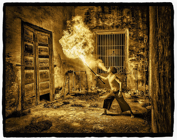 "Fire Breather, Trinidad, Cuba"