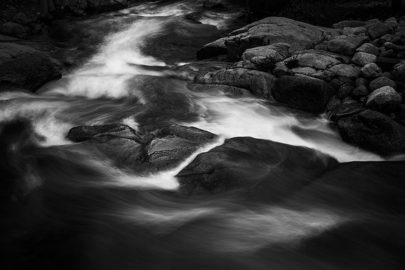 "Water Movement 2, Kaweah River, Sequoia, CA"