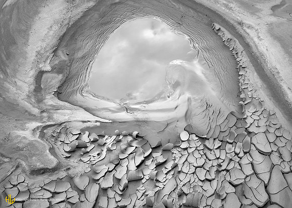 "Cracked Mud and Pool, Hanksville, UT, 2011"