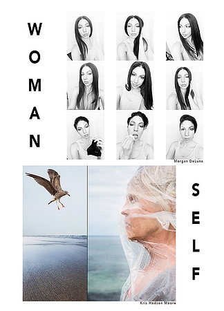 WOMAN/SELF Postcard Front