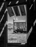 "Bodie Truck Through Window"