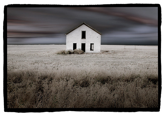 "Abandoned House on Plain", Colorado by Dan Burkholder
