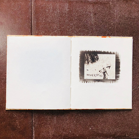"Unspoken" Artist's Book (inside)