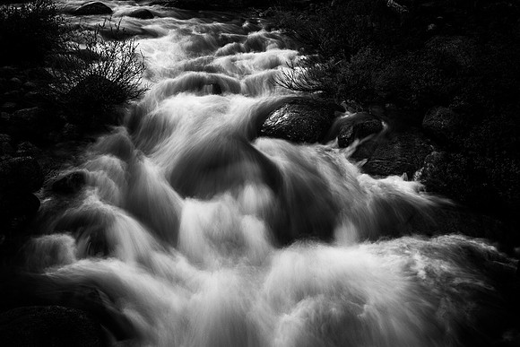 "Water Movement 1, Kaweah River, Sequoia, CA"