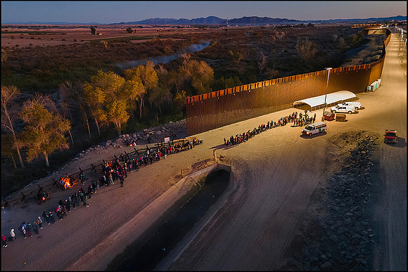 "Heavy Traffic on the Border, 2023"